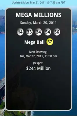 California Lotto android App screenshot 1