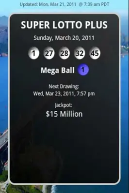 California Lotto android App screenshot 2